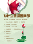 乳腺胸部海报图片