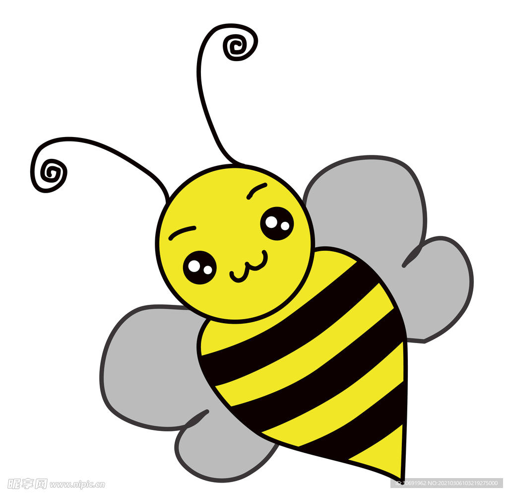 简笔画-蜜蜂