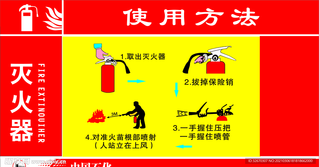 灭火器使用方法 消防安全