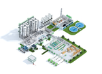 2.5d工业工厂生产水处理