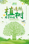 植树节海报