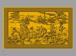 CAD浮雕装饰画