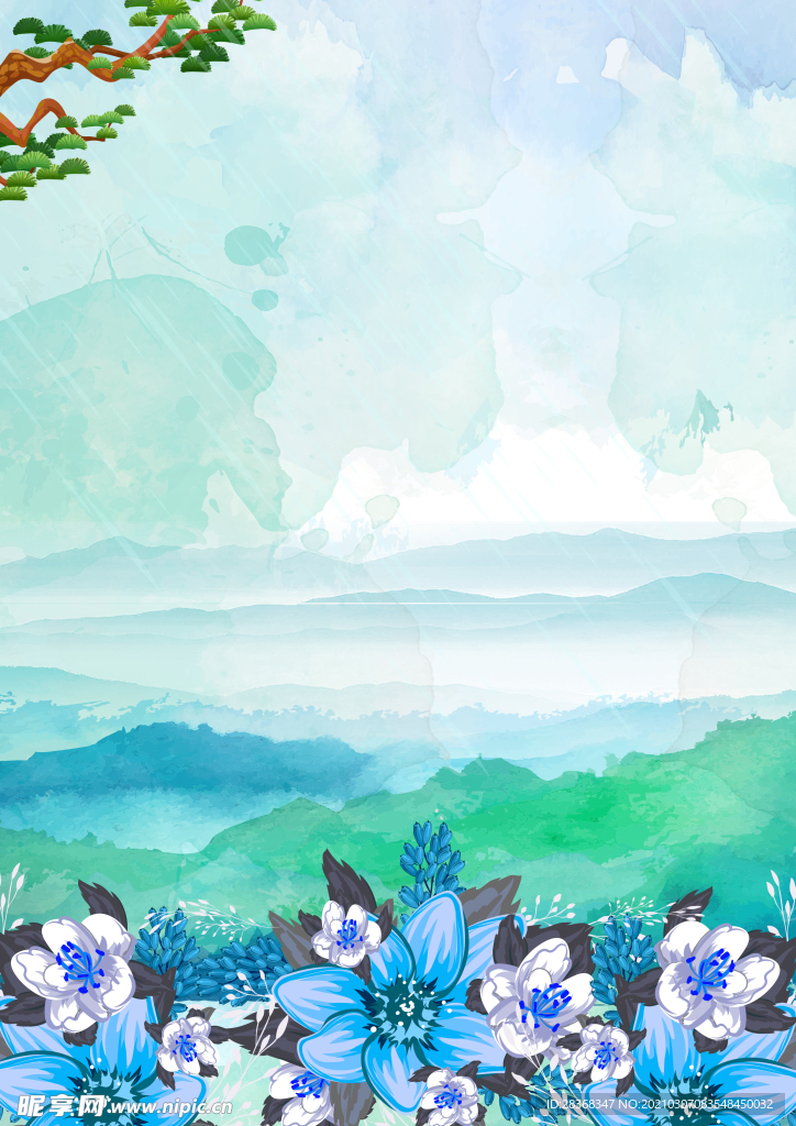 清明节背景