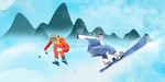 滑雪海报