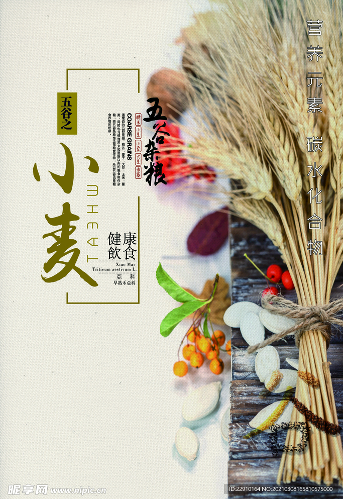 五谷杂粮海报