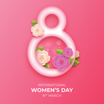 三八国际妇女节矢量