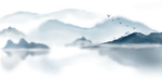 水墨山水画