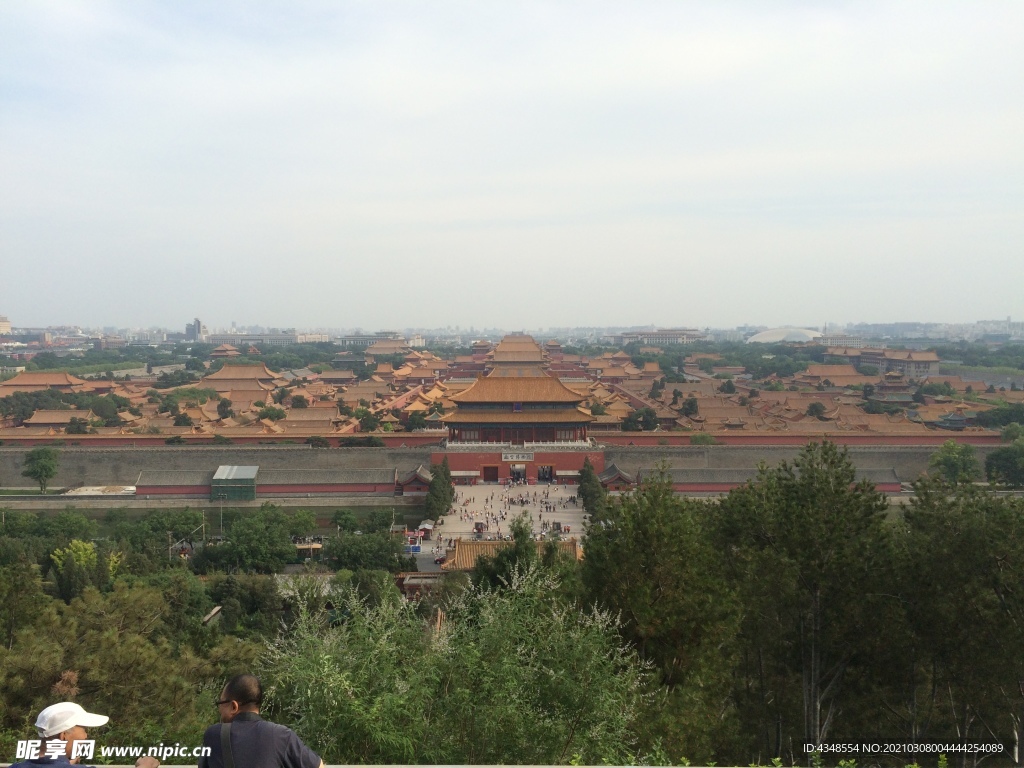 北京故宫俯瞰