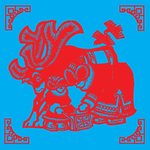 一起整理箱子剪纸