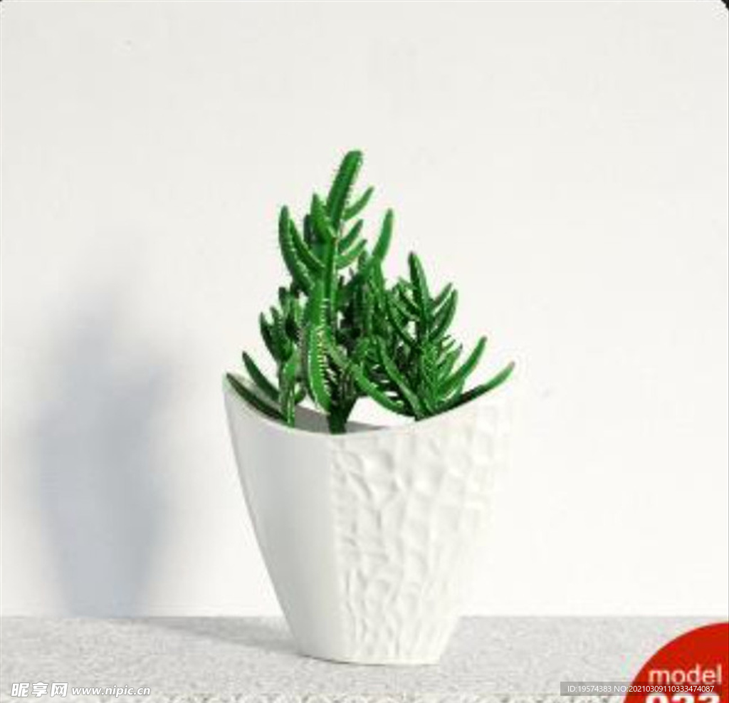 3DMAX模型植物花卉景观