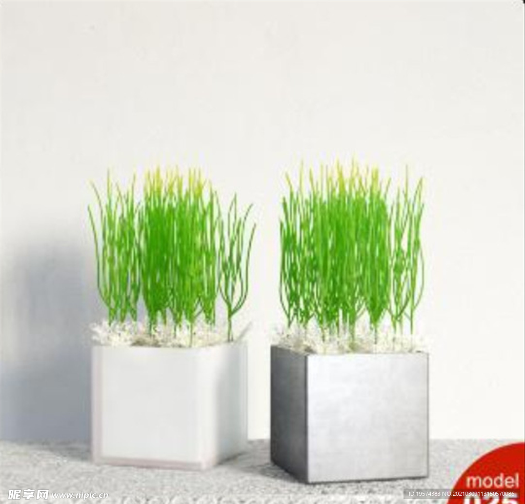 3DMAX模型植物花卉景观