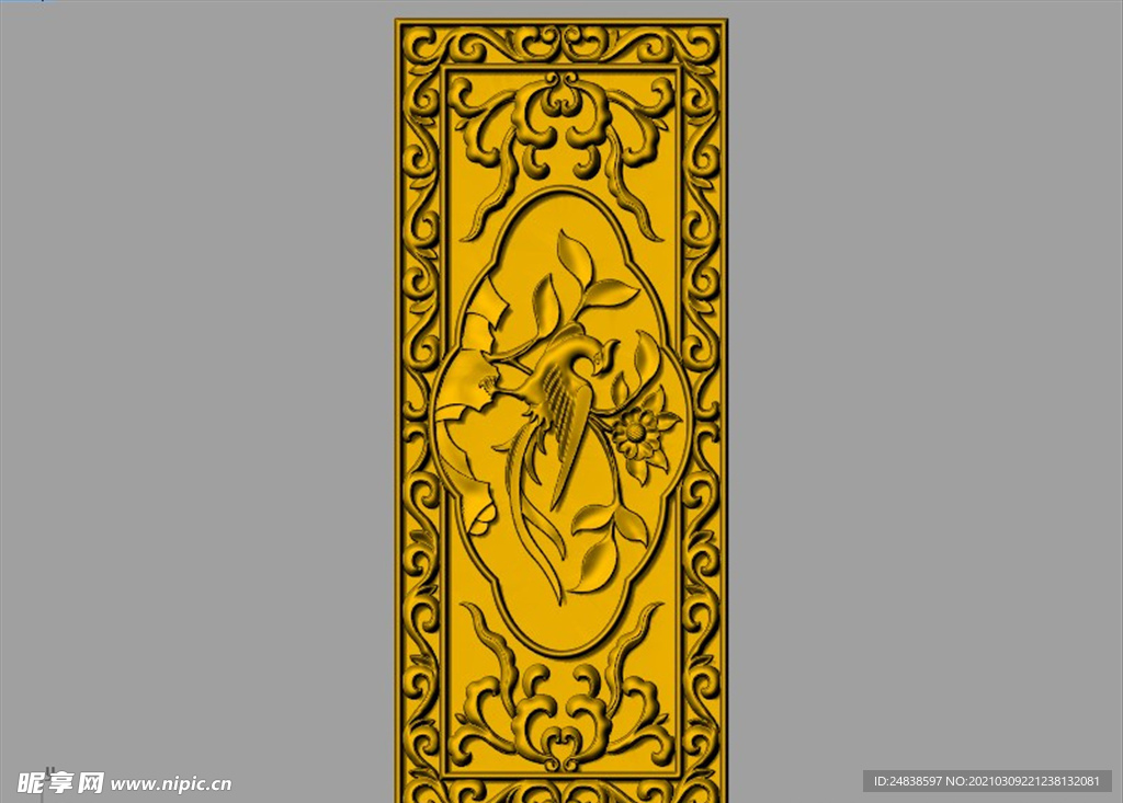 CAD装饰画3D模型