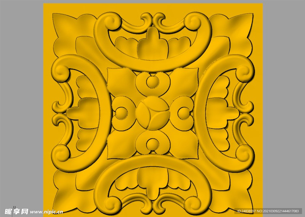 CAD装饰画3D模型