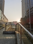 城市夕阳