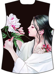 女人染花