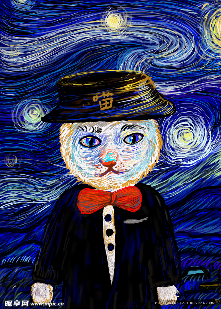 猫咪插画