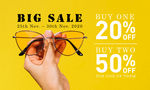 手拿蓝光眼镜big sale