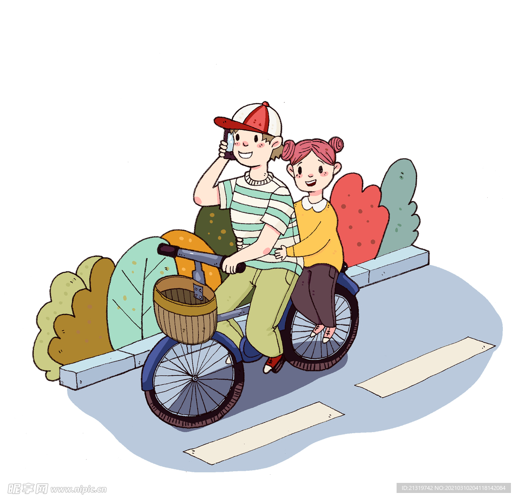 交通安全插画