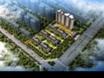 绿城别墅洋房园林住宅鸟瞰