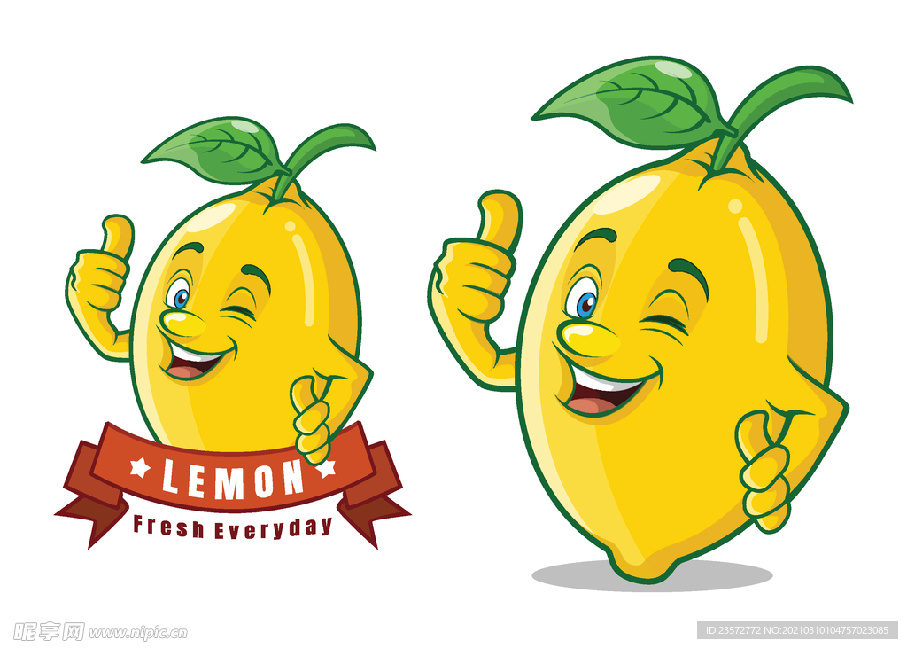 人物与土豆柠檬标志
