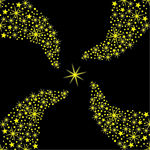 星芒背景矢量图