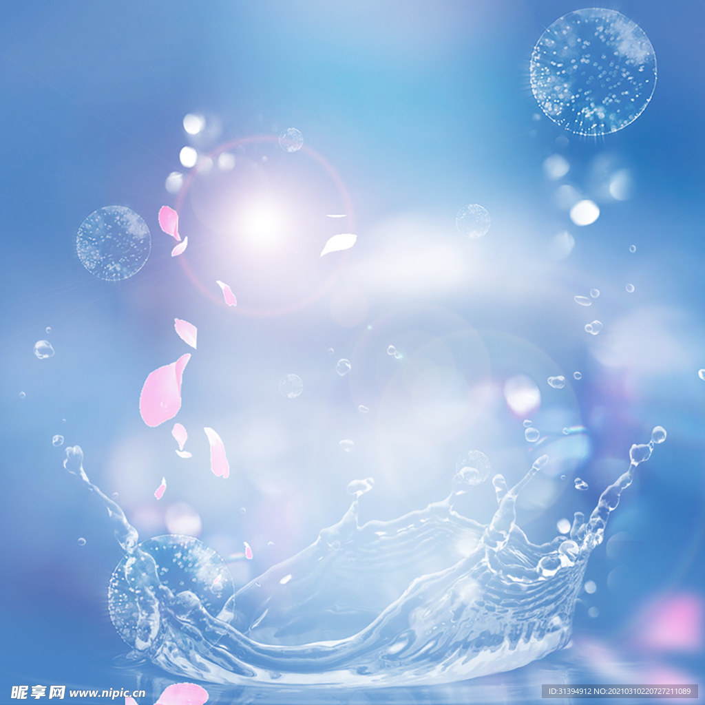 水珠背景