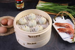 好吃的整包子摄影图