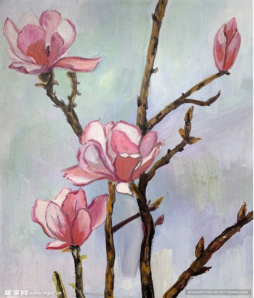 油画花卉