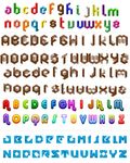 卡通字母