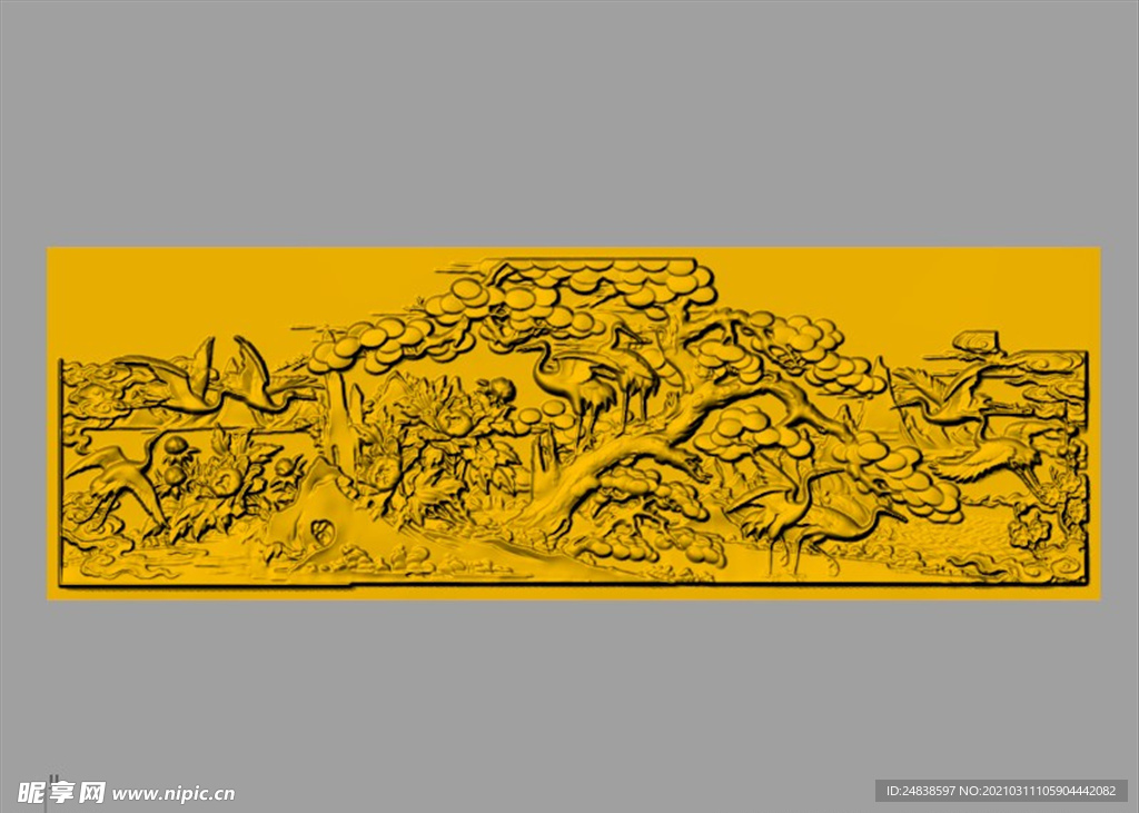 CAD装饰画3D模型