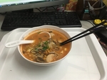 番茄鱼片粉面
