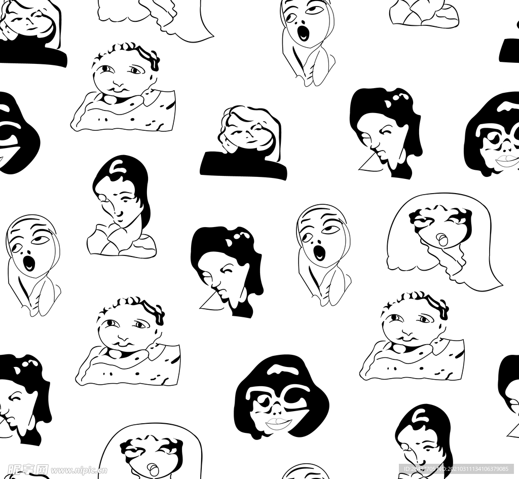 人头画