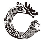 龙纹 飞龙 底纹 图案   团