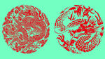 龙纹 飞龙 底纹 图案