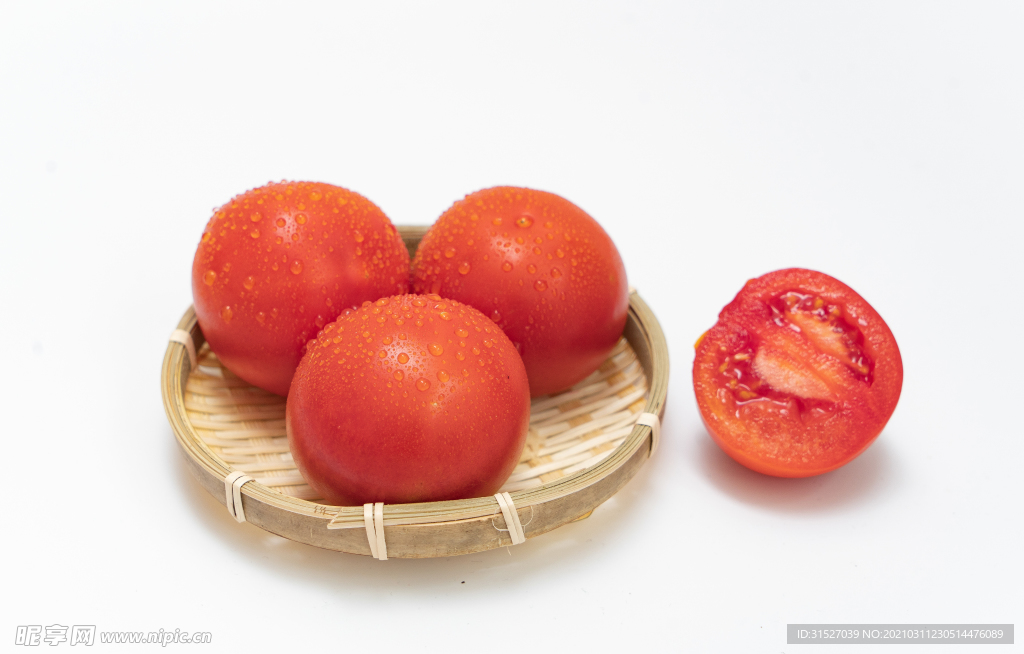 美食西红柿拍摄素材