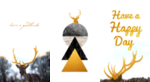 几何麋鹿玄关