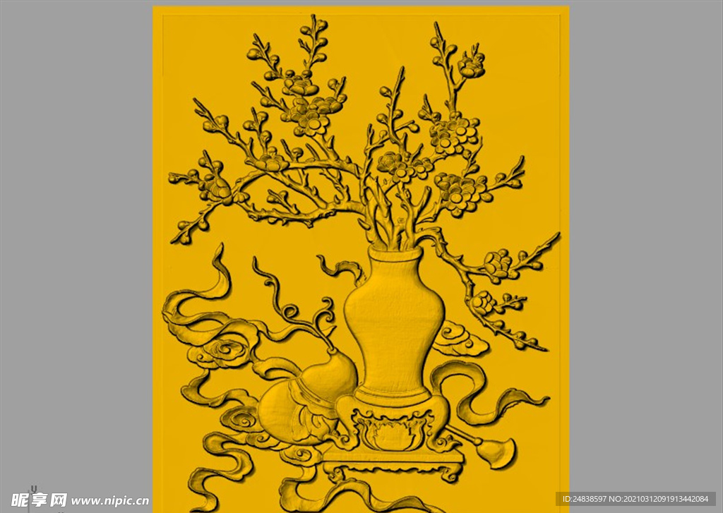 CAD装饰画3D模型