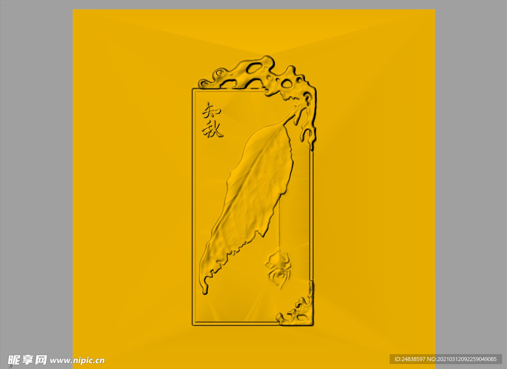 CAD装饰画3D模型