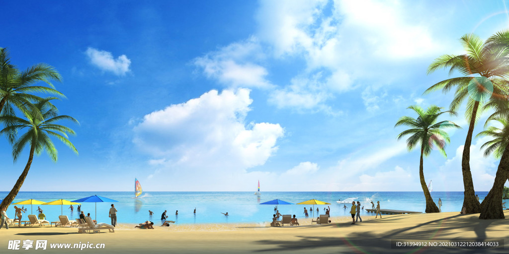 海边背景