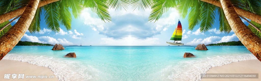 海边背景