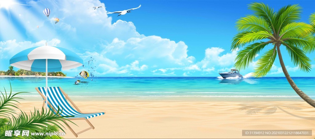 海边背景