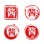 图章 印章 促销标签 图标