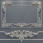3DMAX模型室内装修欧式雕花