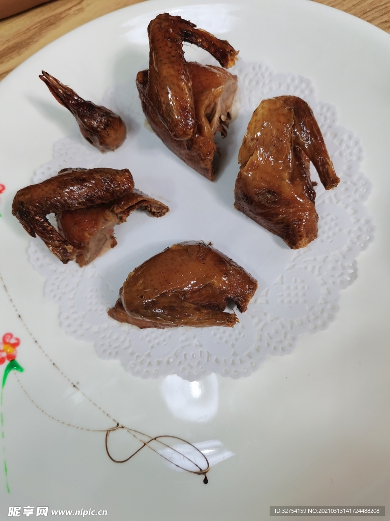 美食图片 乳鸽 烤鸽子