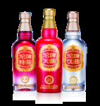 沱牌天特优酒瓶素材
