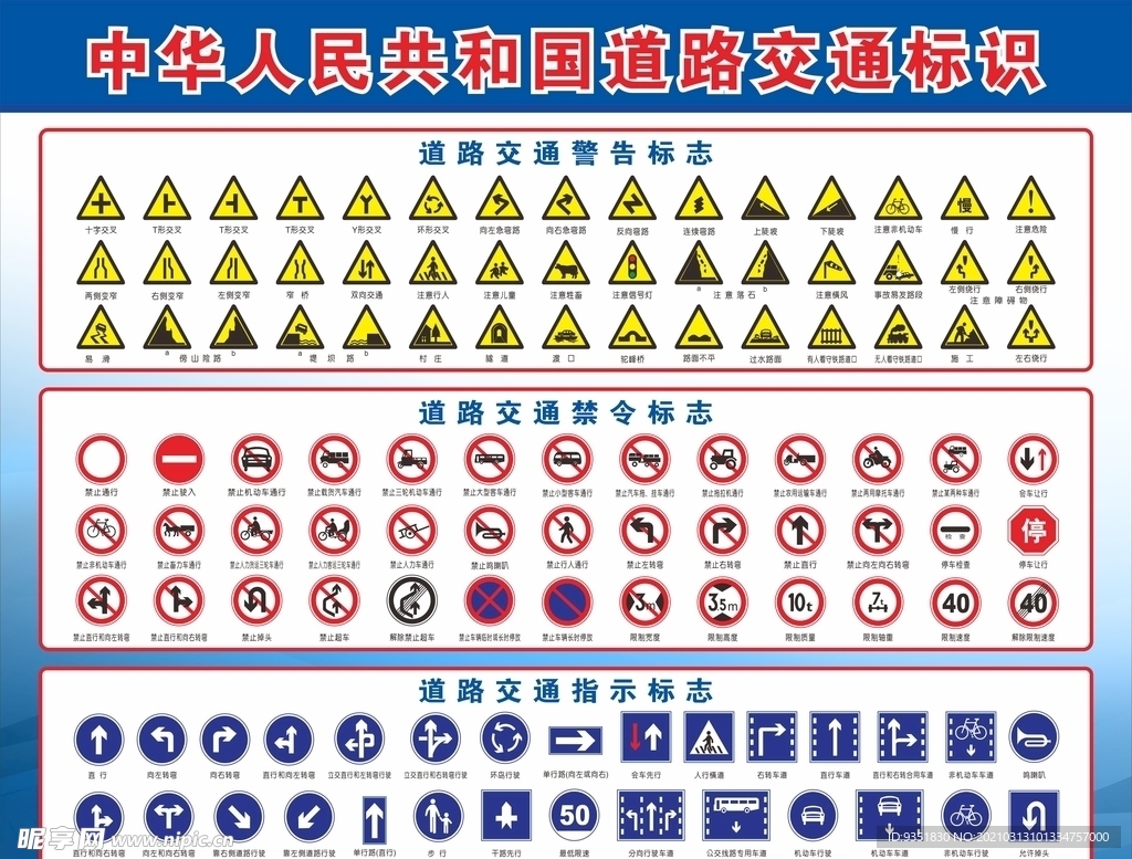 交通标识大全