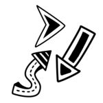 箭头插画