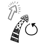 箭头插画