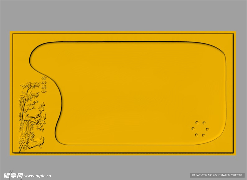 CAD装饰画3D模型