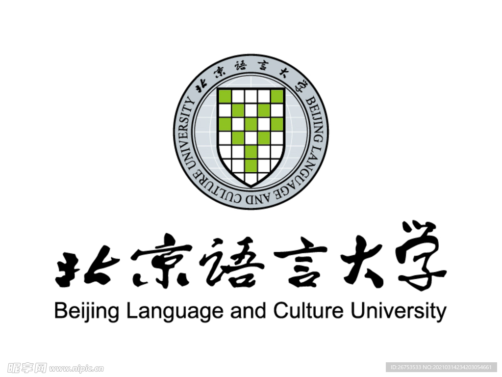 北京语言大学 校徽 LOGO